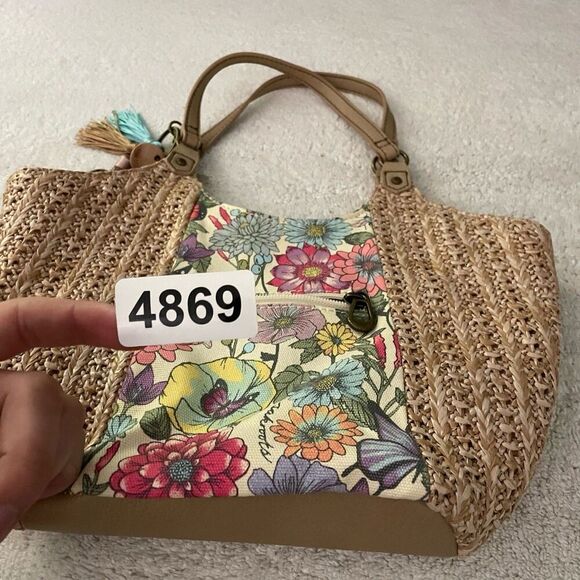 Sakroots The Sak Roma Shopper Shoulder Bag Large Purse Tote Boho Cottagecore Y2K - Picture 8 of 16